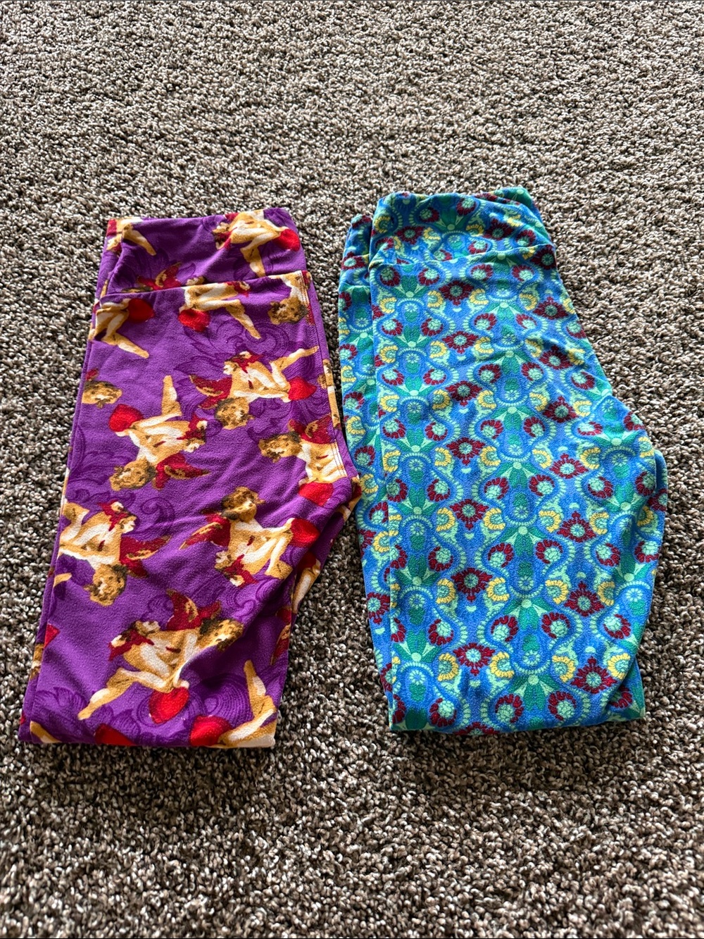 2 pair LuLaRoe Women’s Print Leggings